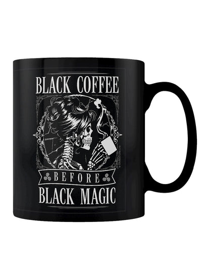 Black Coffee Before Black Magic Mug