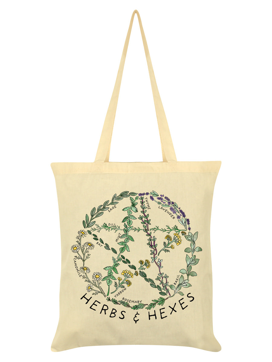 Herbs & Hexes Cream Tote Bag