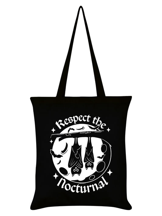 Respect The Nocturnal Black Tote Bag
