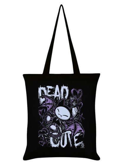 Cosmic Boop Dead Cute Black Tote Bag