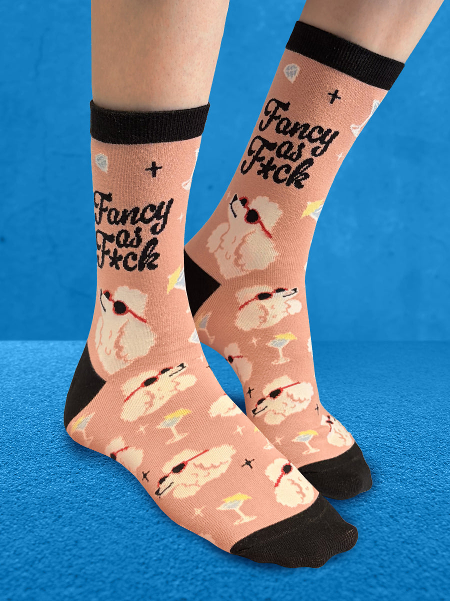 Twisted Soles Fancy As F*ck Novelty Adult Socks (1 Pair) UK 3-7