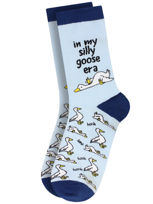 Twisted Soles In My Silly Goose Era Novelty Adult Socks (1 Pair) UK 3-7