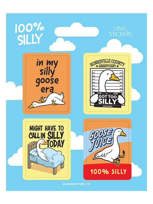 100% Silly Vinyl Sticker Set