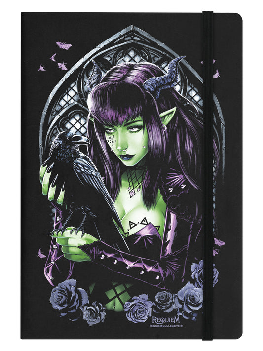 Requiem Collective Raven Black A5 Hard Cover Notebook