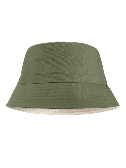 Silly Goose Olive Green Bucket Hat