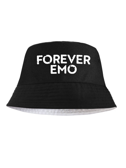 Forever Emo Black Bucket Hat