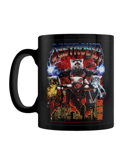 KISS x Horror Cats Destroyer Black Mug