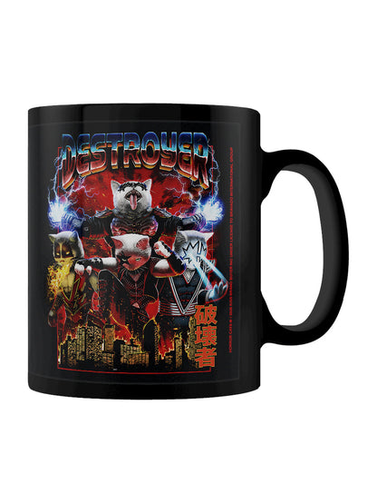 KISS x Horror Cats Destroyer Black Mug
