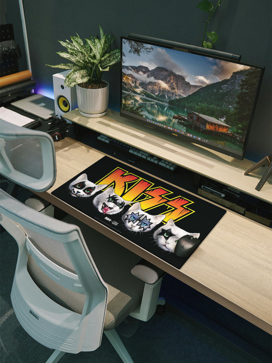KISS x Horror Cats Feline Four XL Mouse/Desk Mat