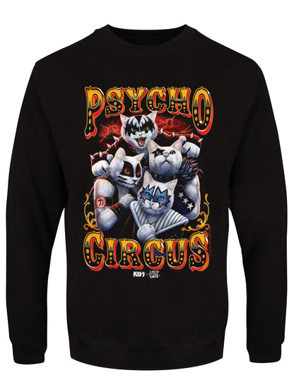 KISS x Horror Cats Psycho Circus Black Sweatshirt