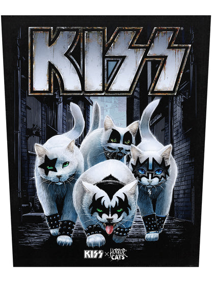 KISS x Horror Cats Creatures Back Patch