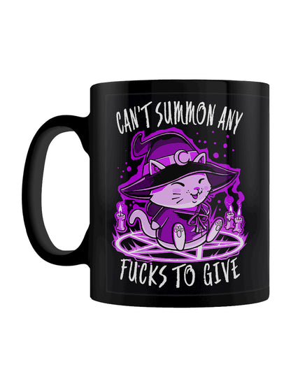 Can't Summon Any Fucks To Give Black Mug