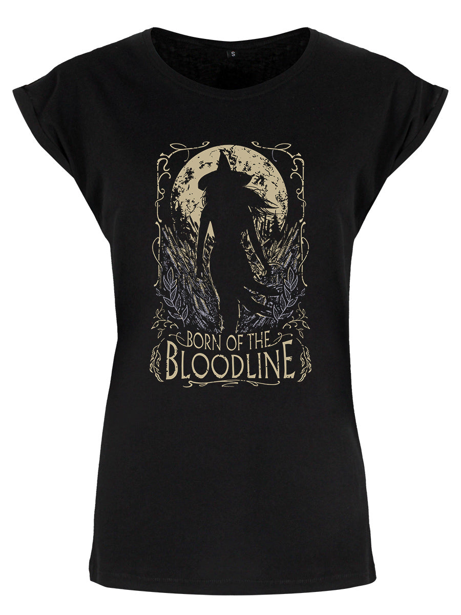 Witch Born Of The Bloodline Ladies Premium Black T-Shirt
