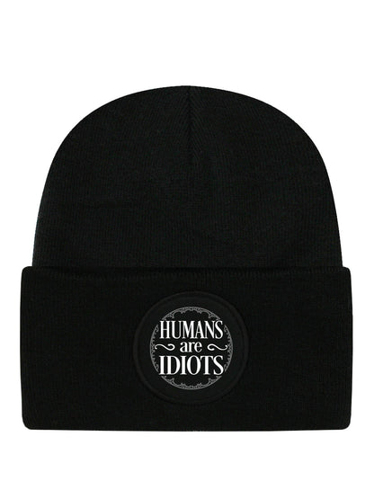 Humans Are Idiots Black Beanie