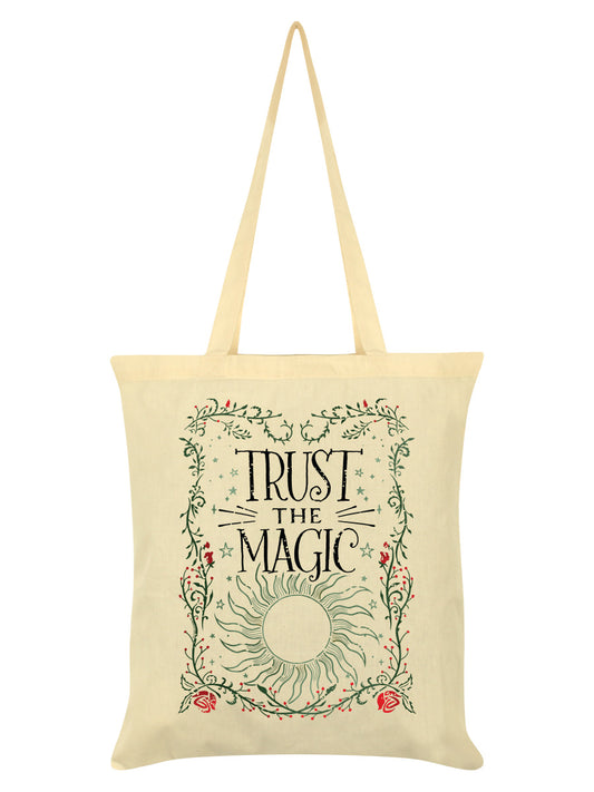 Trust The Magic Cream Tote Bag