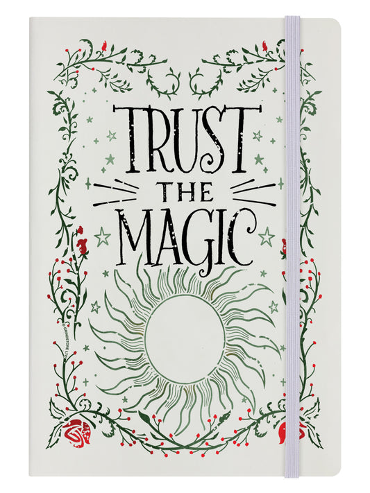 Trust The Magic Cream A5 Hard Cover Notebook