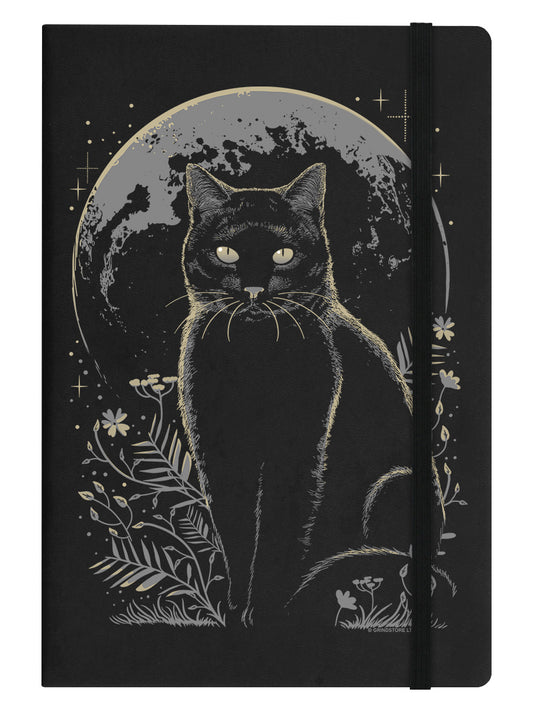 Lunar Familiar Black A5 Hard Cover Notebook