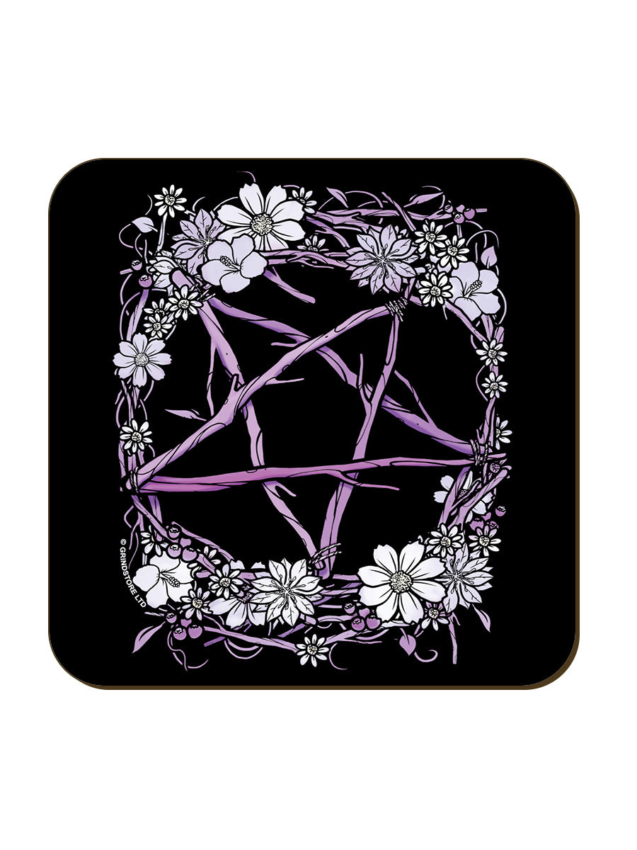 Pagan Pentagram Coaster