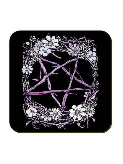 Pagan Pentagram Coaster
