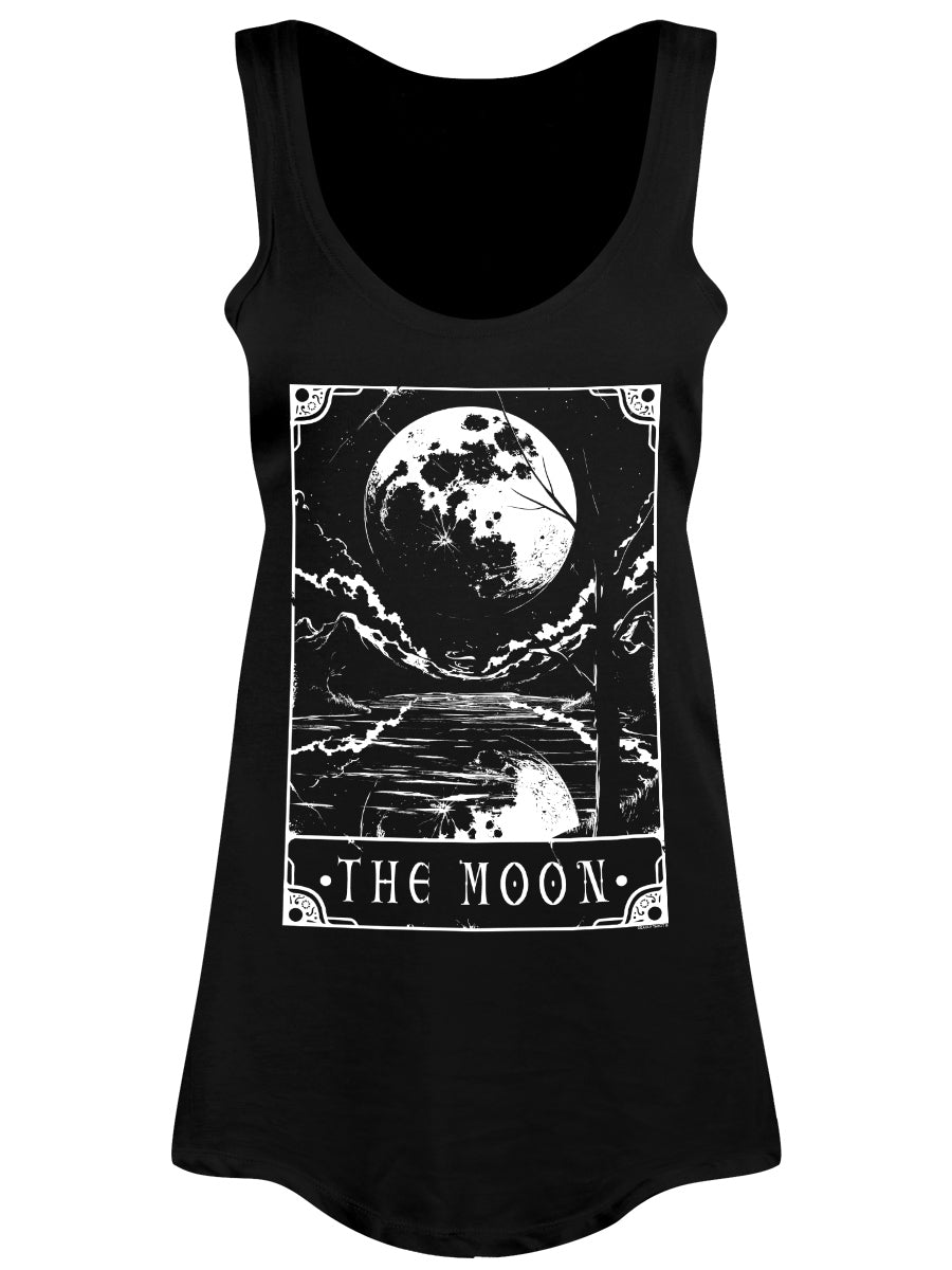 Deadly Tarot - The Moon Ladies Black Floaty Vest