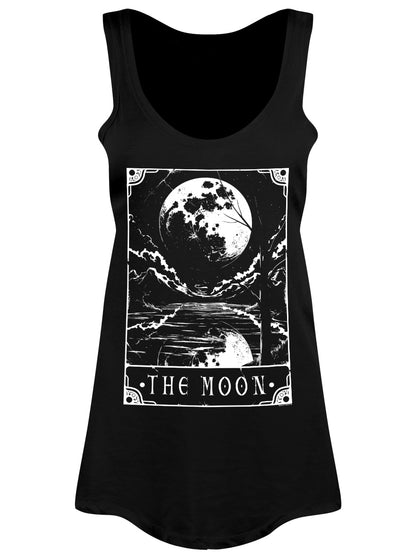 Deadly Tarot - The Moon Ladies Black Floaty Vest