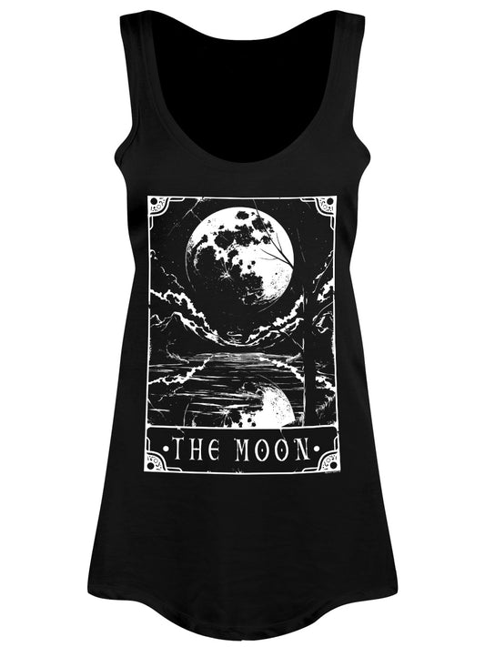 Deadly Tarot - The Moon Ladies Black Floaty Vest