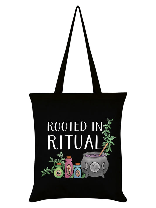 Rooted In Ritual Black Tote Bag