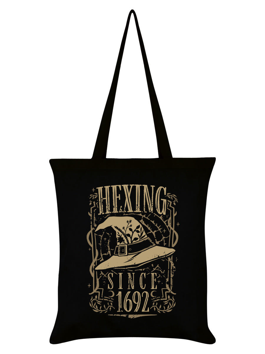 Witches Hexing Since 1692 Black Tote Bag