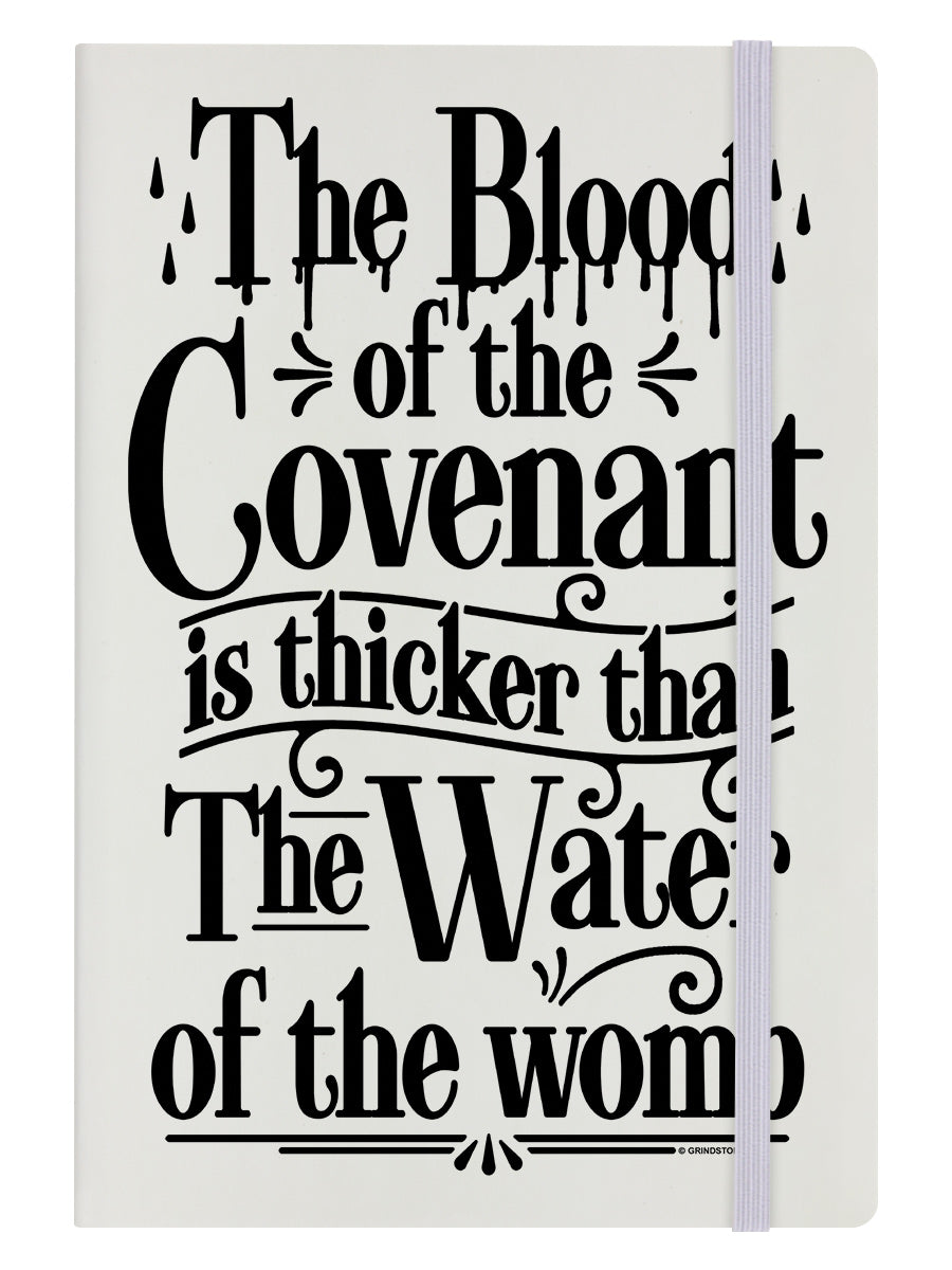 The Blood Of The Covenant Cream A5 Hard Cover Notebook
