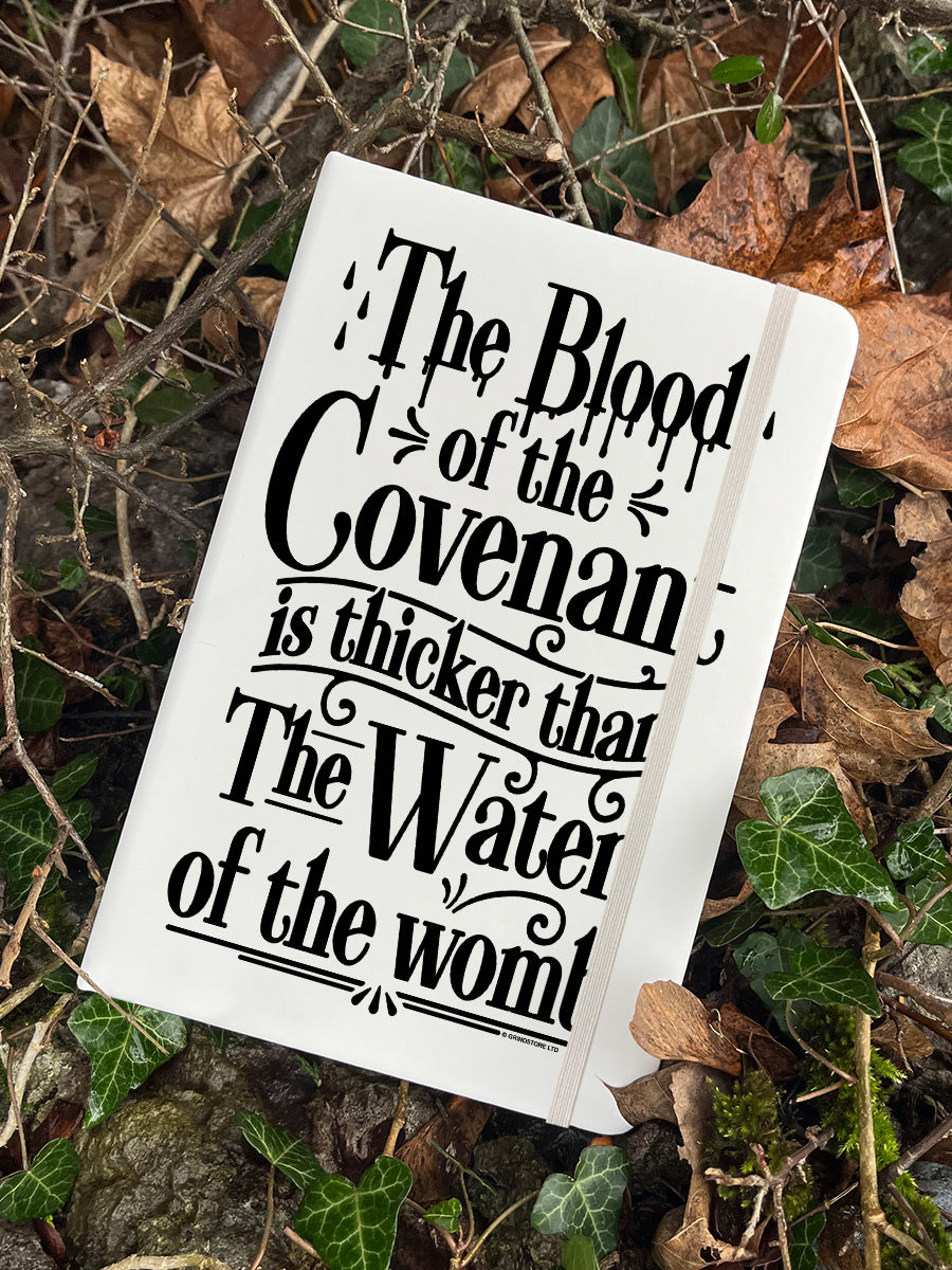 The Blood Of The Covenant Cream A5 Hard Cover Notebook