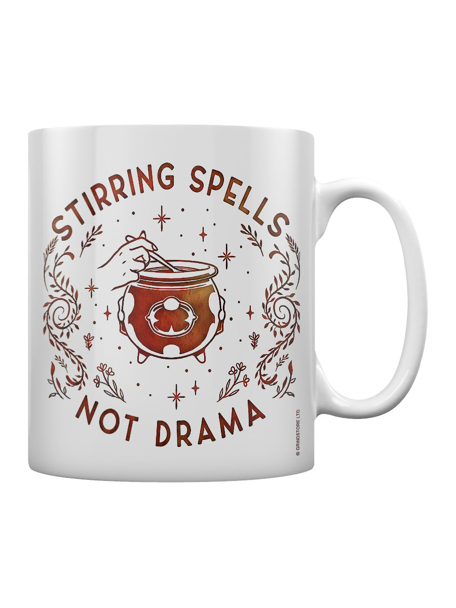 Stirring Spells Not Drama White Mug