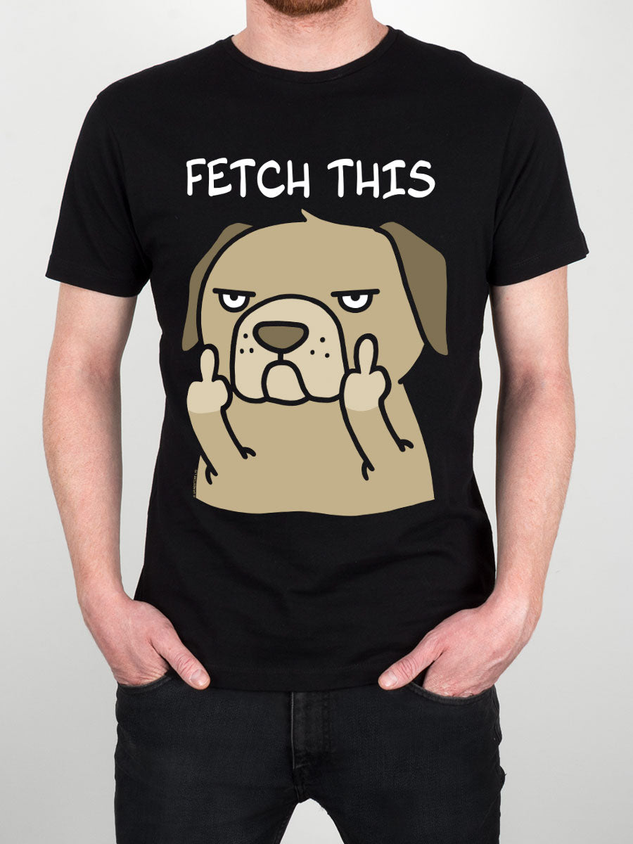 Fetch This Men's Black T-Shirt