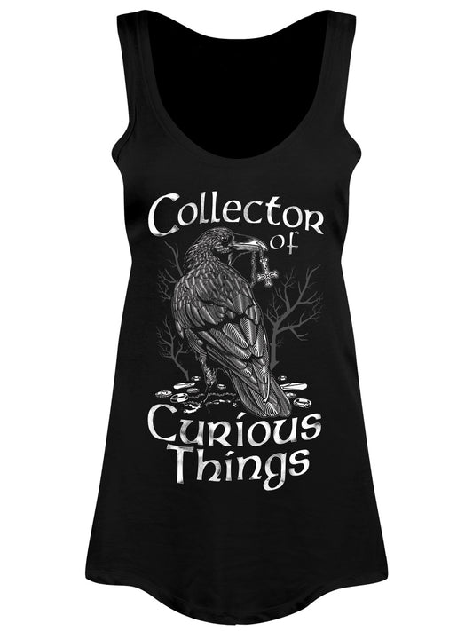 The Raven Collector Ladies Black Floaty Vest