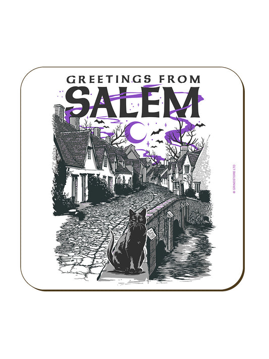 Greetings From Salem Square Coaster