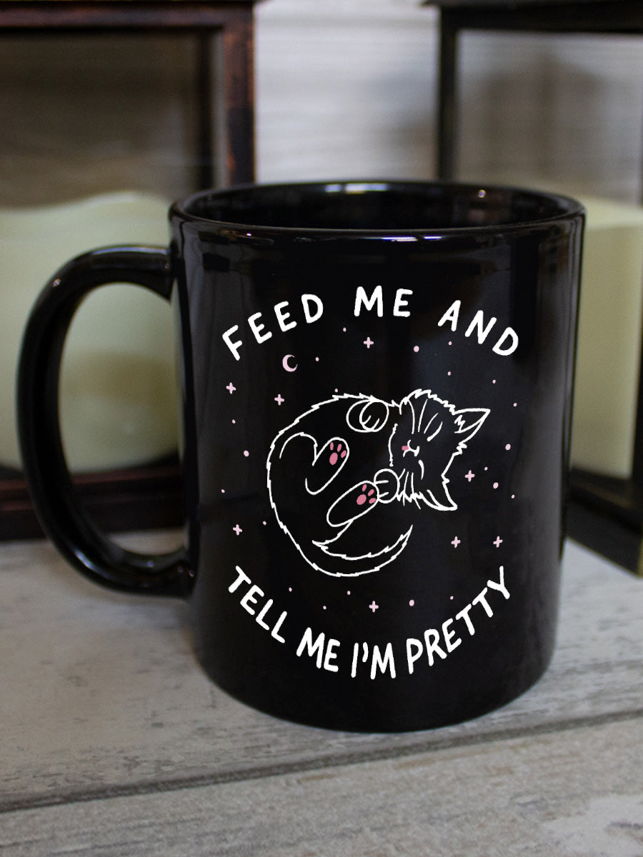Little Shadow Feed Me And Tell Me I'm Pretty Black Mug