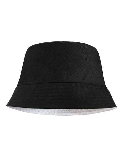 Little Shadow Purr More Worry Less Black Bucket Hat