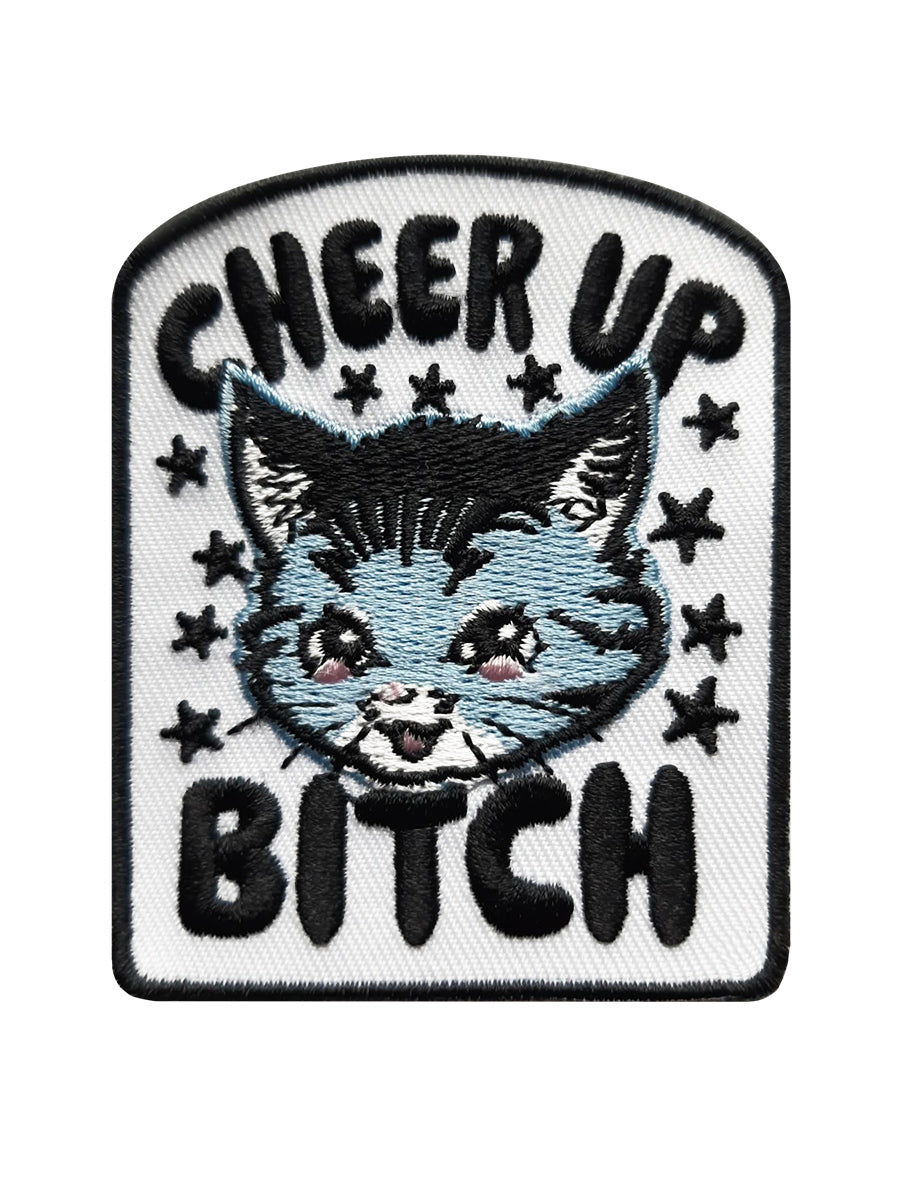 Kitsch Kitten Cheer Up Bitch Patch