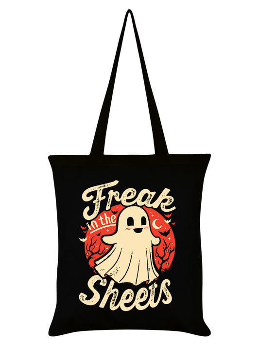 Halloween Freak In The Sheets Black Tote Bag