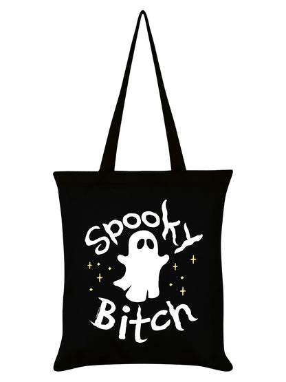 Spooky Bitch Black Tote Bag