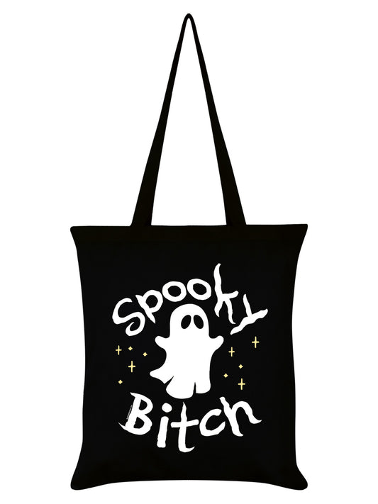 Spooky Bitch Black Tote Bag