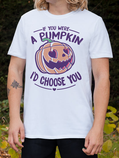 If You Were A Pumpkin I'd Choose You Men's White T-Shirt