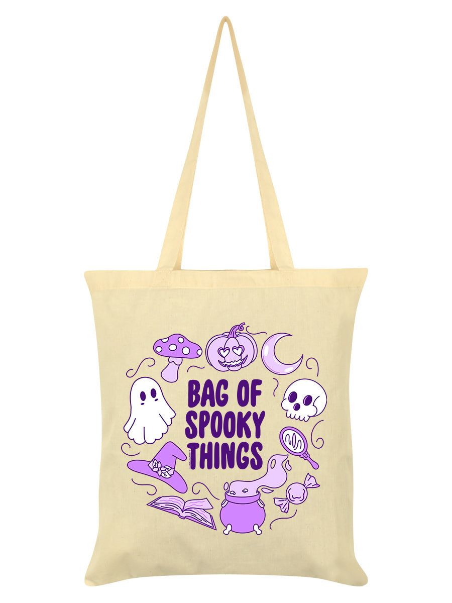 Bag Of Spooky Things Cream Tote Bag