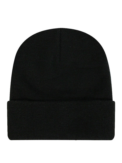 Halloween Pumpkin Trio Black Beanie