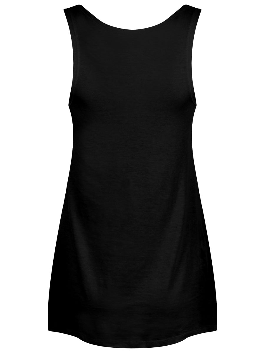 Tombstone Wish You Were Here Ladies Black Floaty Vest