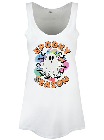 Spooky Season Ladies White Floaty Vest