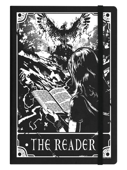 Deadly Tarot - The Reader Black A5 Hard Cover Notebook