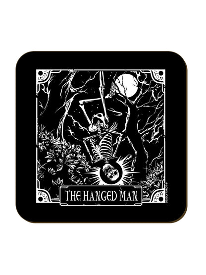 Deadly Tarot The Hanged Man Square Coaster