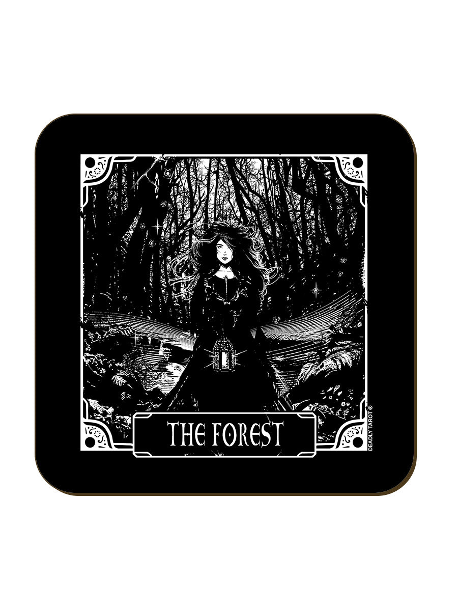 Deadly Tarot The Forest Square Coaster