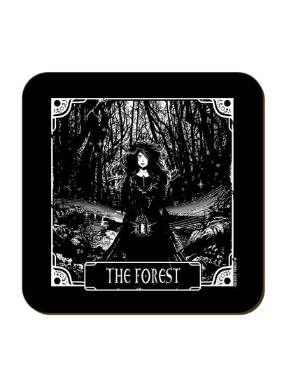 Deadly Tarot The Forest Square Coaster