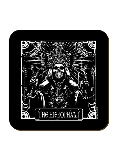 Deadly Tarot The Hierophant Square Coaster